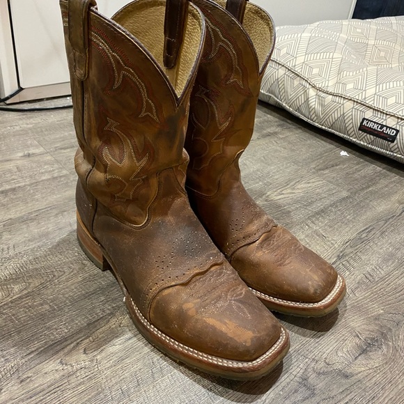double h ostrich boots